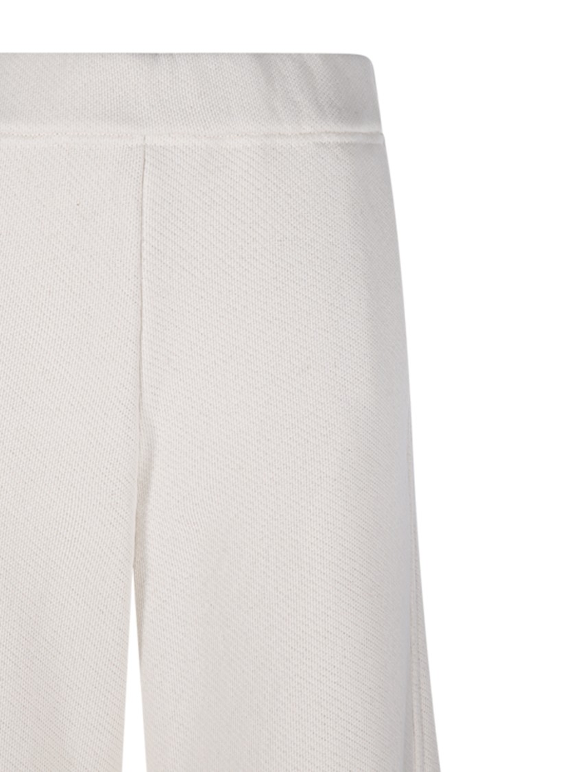 Max Mara Pure Tay Jogging Pants In White