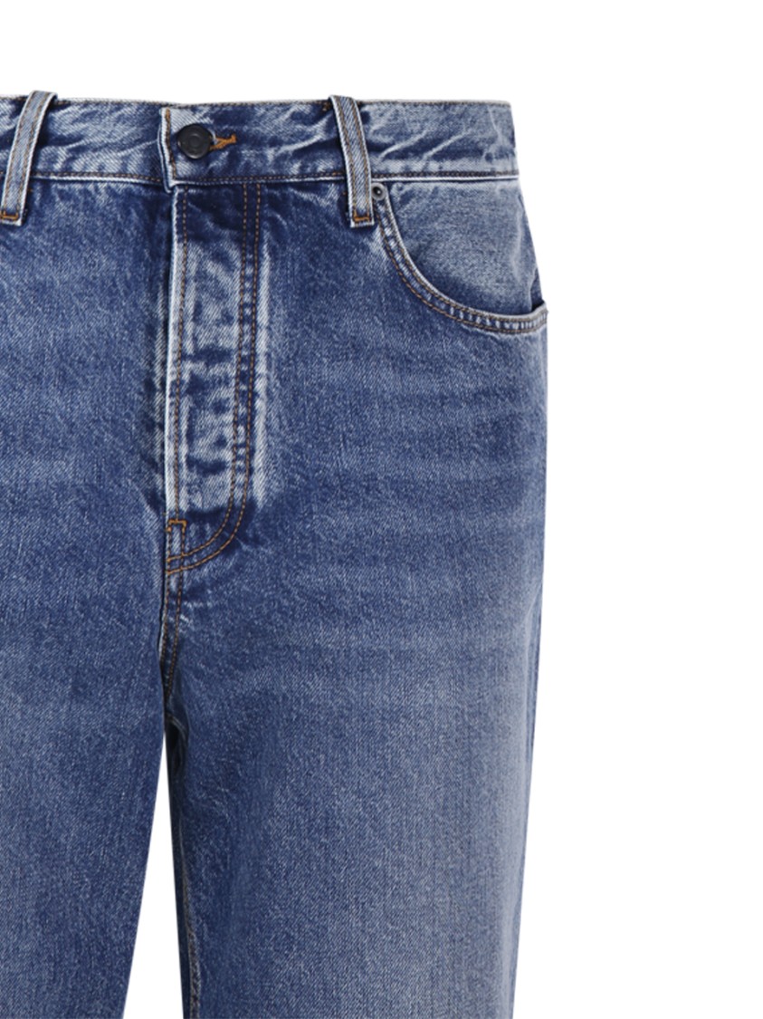 Haikure Logan Worker Jeans In Blue