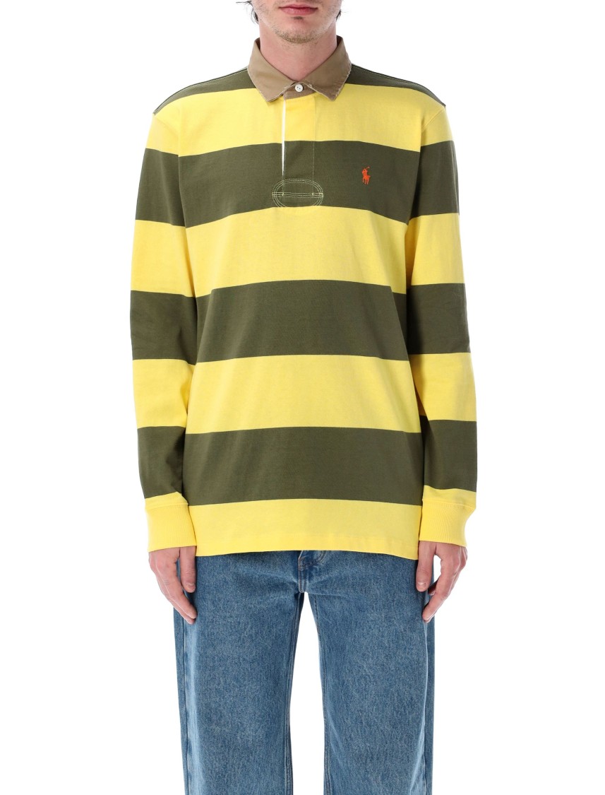 Polo Ralph Lauren Classic Fit Khaki-collar Rugby Shirt