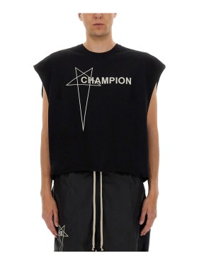 【Rick Owens × Champion】  T CROPPED Rick Owens x Champion Cropped 