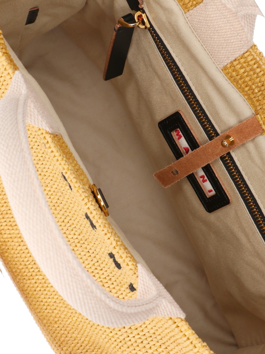 Marni Small "east/west" Tote Bag – Beige