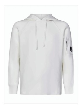 C.P. Company Sweatshirt Hooded In Brushed Emerized Diago