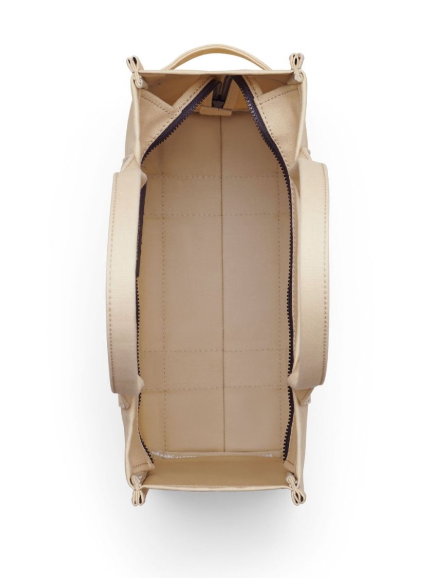 Marc Jacobs Cappuccino Canvas The Tote Shopping Bag In Neutrals
