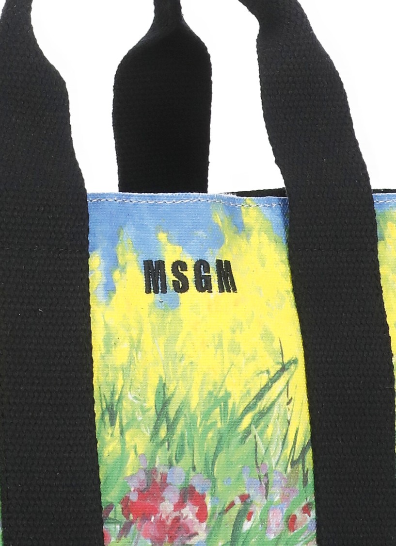 Msgm Multicolor Micro Tote Bag