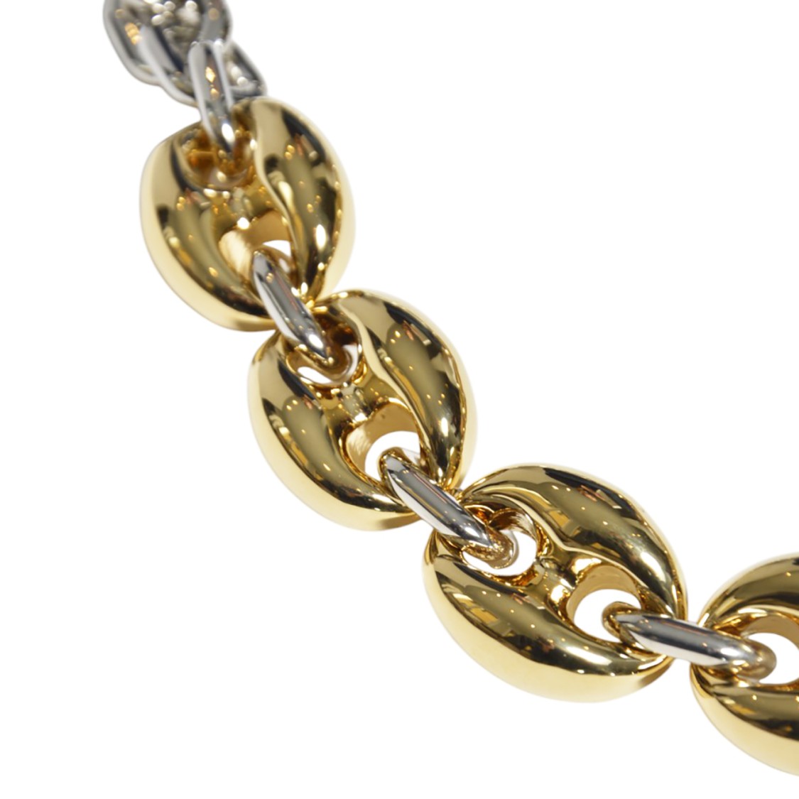 ネックレス・ペンダント Rabanne Chunky Choker Necklace In Polished Aluminum Rabanne Chunky Choker Necklace In Polished Aluminum | THE LIST