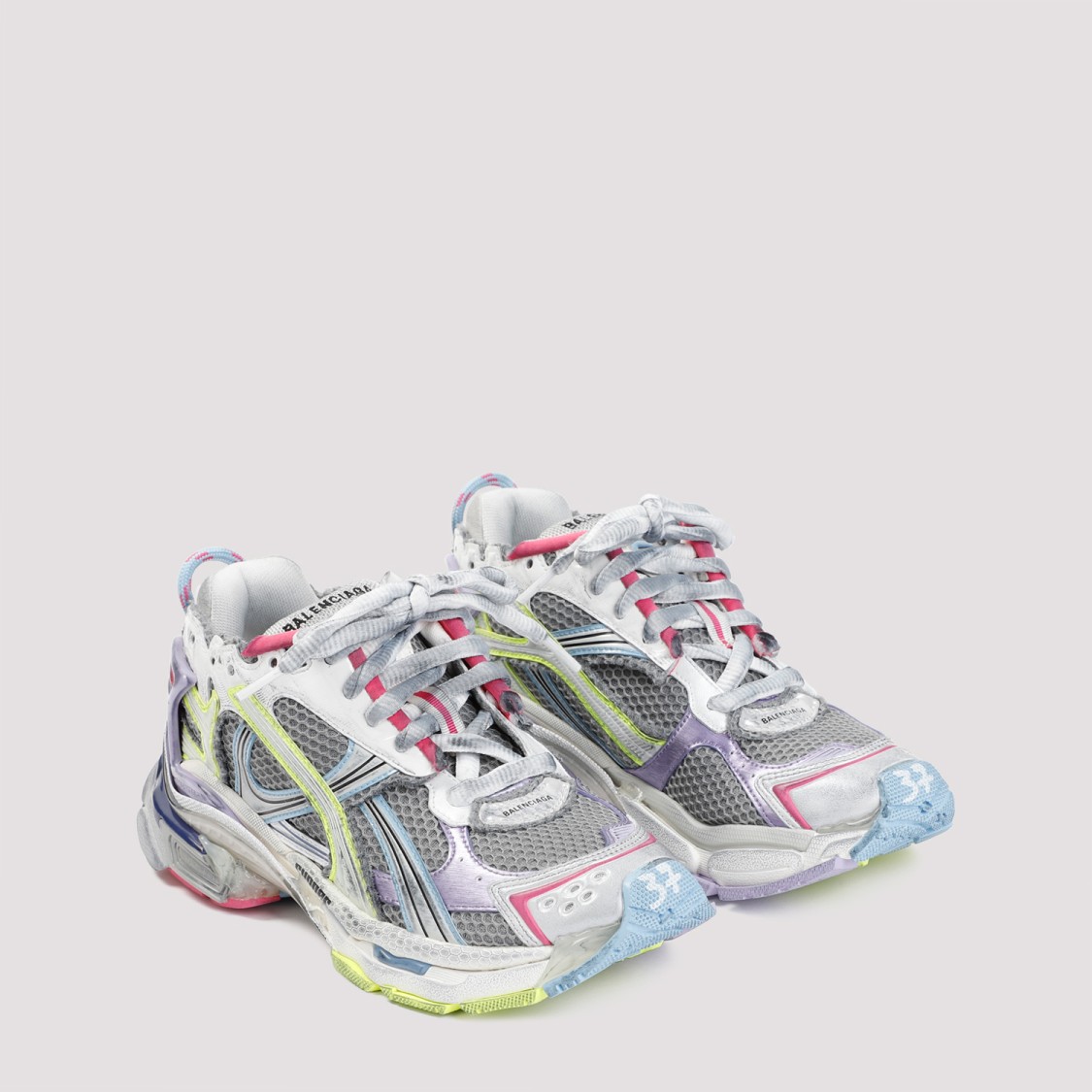 Balenciaga Runner Multicoloured Trainer In Multicolor