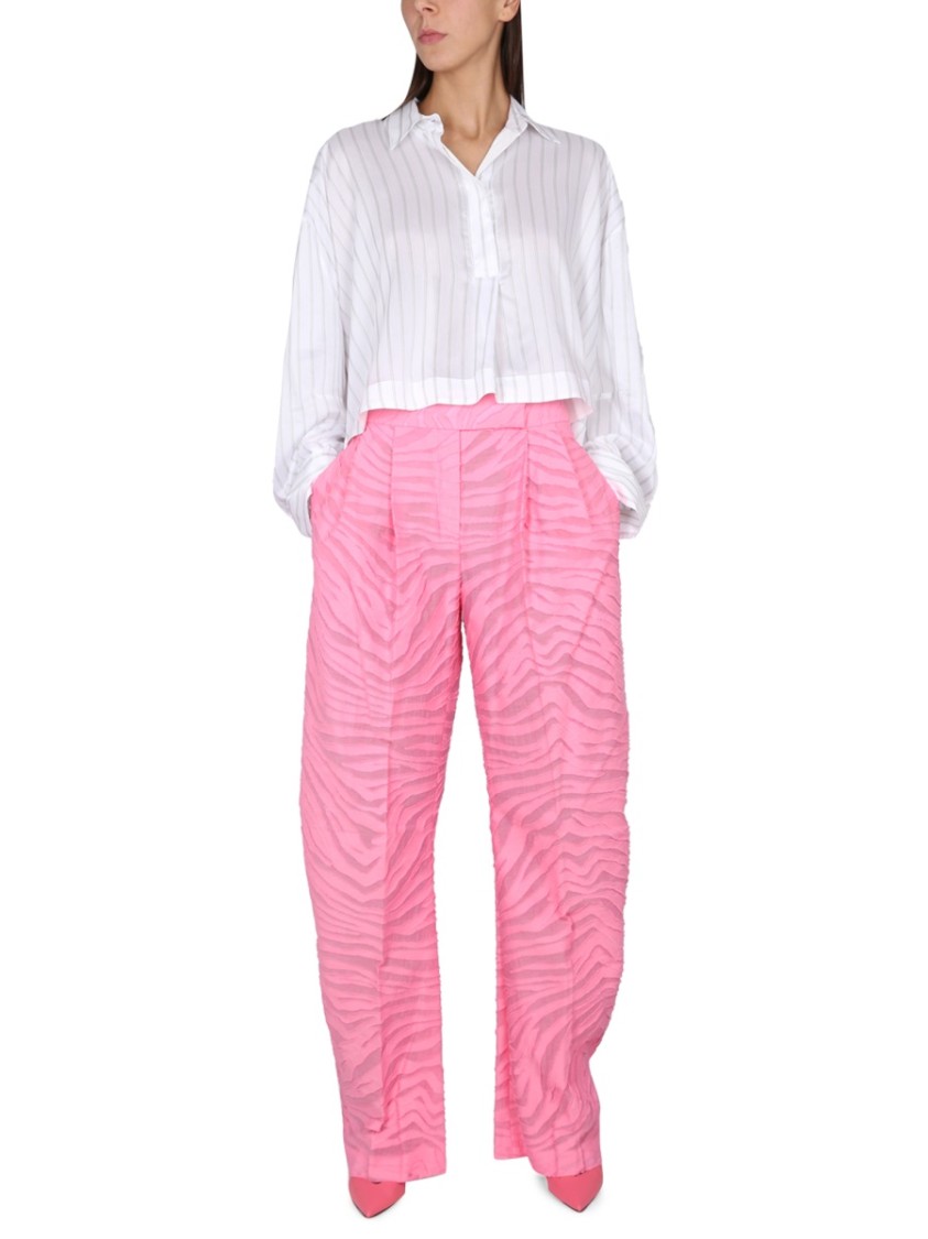 Shop Attico The Gary Pants In Pink