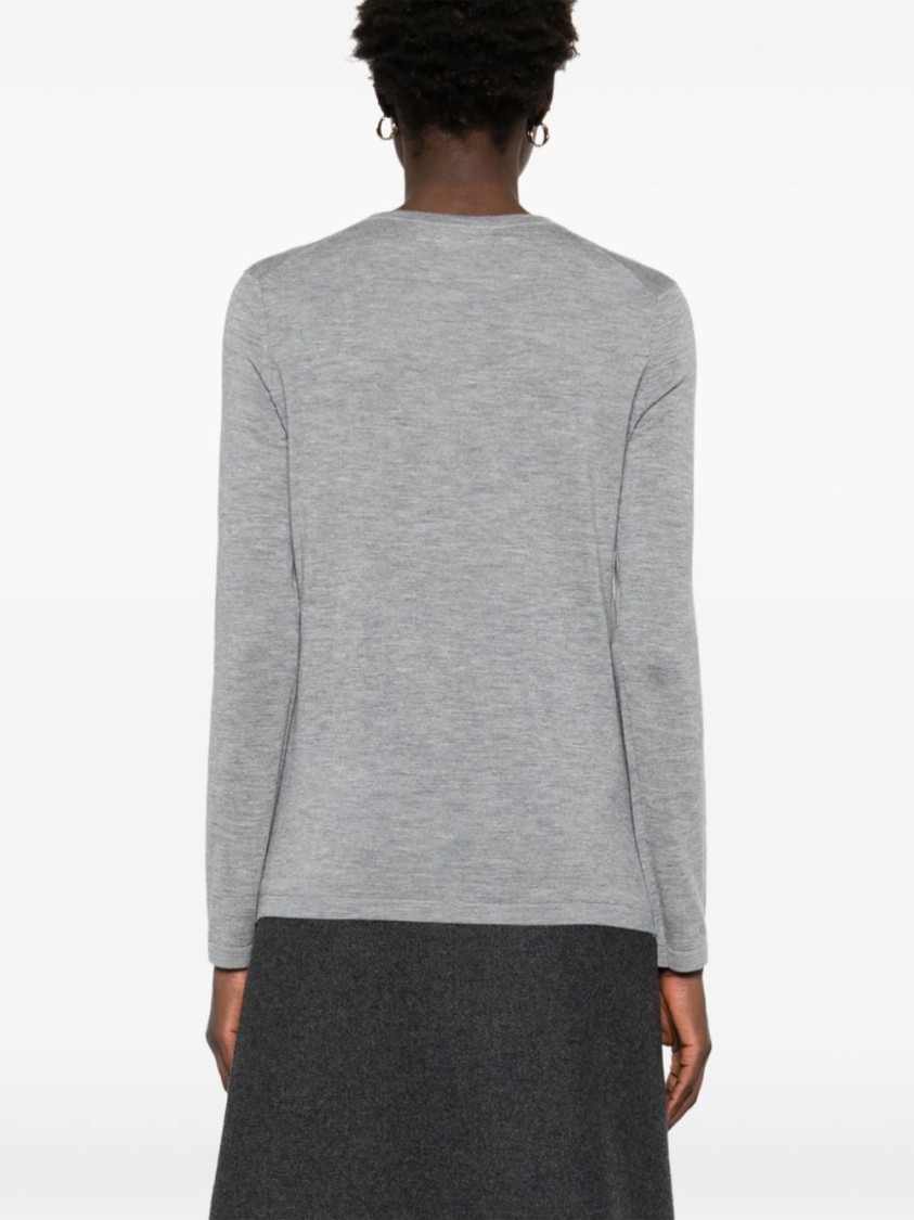 Lisa Yang Heather Grey Cashmere Jane Cardigan In Grey