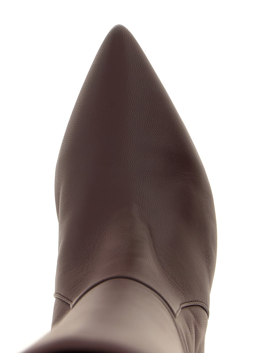 Paris Texas Stiletto Boot Boots And Ankle Boots Bordeaux In Black