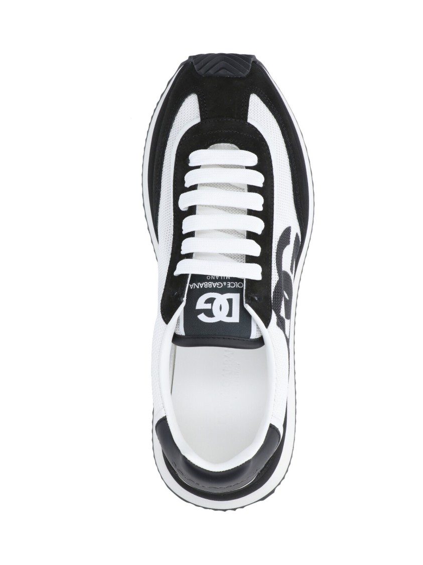 Dolce & Gabbana Mixed-material Dg Cushion Sneakers