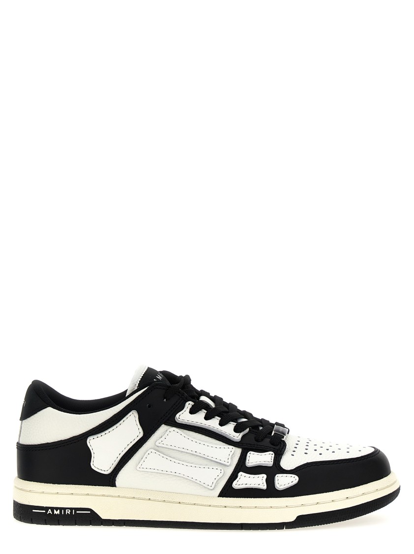 Amiri 'skel Top Low' Sneakers In Black