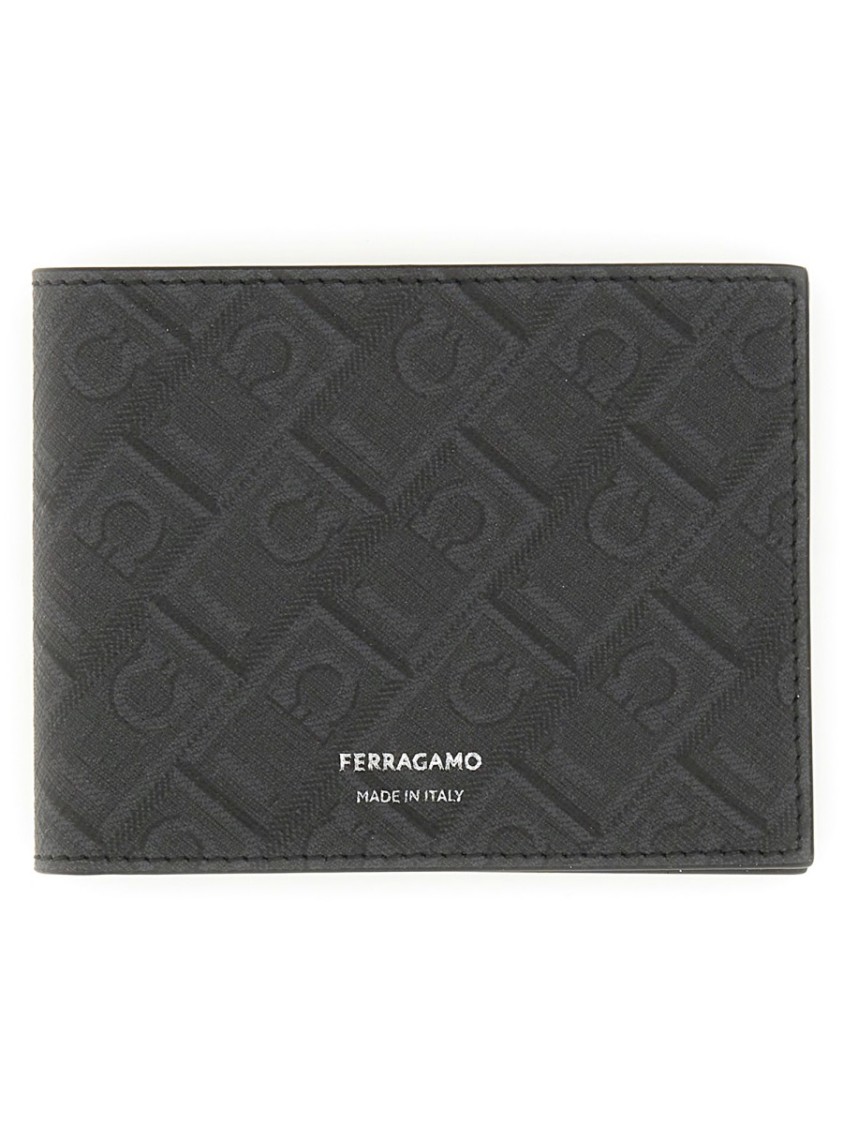FERRAGAMO FERRAGAMO MONOGRAM PATTERN WALLET