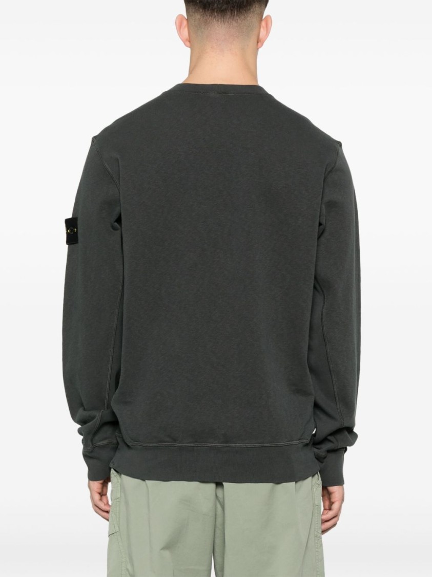 Stone Island Sweatshirt In Gray