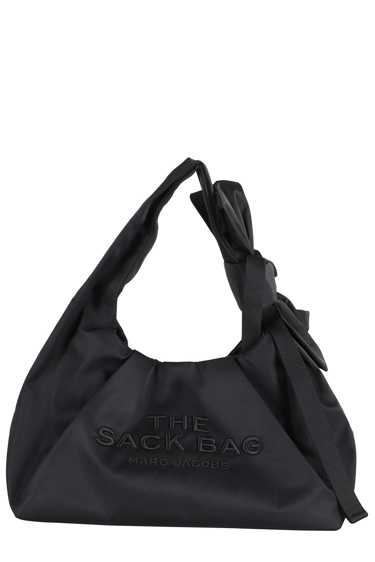 Marc Jacobs The Sack Bag With Bow Detail And Detachable Pouch In Black
