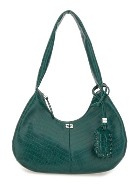 ハンドバッグ Ganni Rhinestone-Strass Bag With Braided Handle Ganni Rhinestone-embellished Braided Handle Shoulder Bag