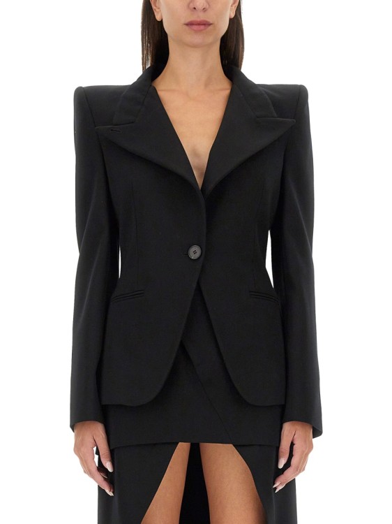 Alexander Mcqueen Wool Jacket Blazer in Black | THE LIST