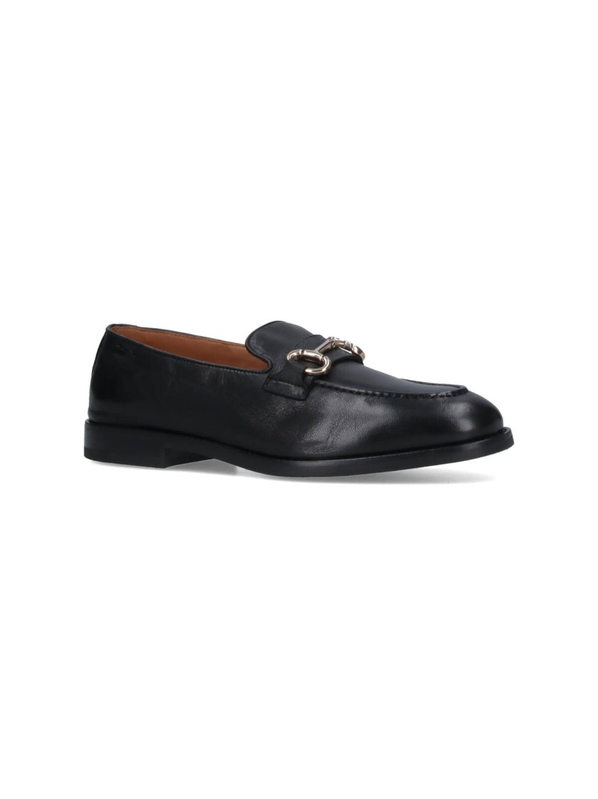 Alexander Hotto Moccasins With Clamp In Black