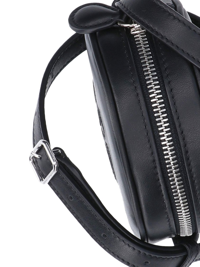 COURRÈGES COURRÈGES MINI "REEDITION CIRCLE BAG" CROSSBODY – BLACK