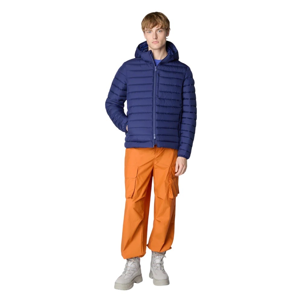 Save The Duck Quilted Light Jacket With Double-slider Zip And Lycra Trims