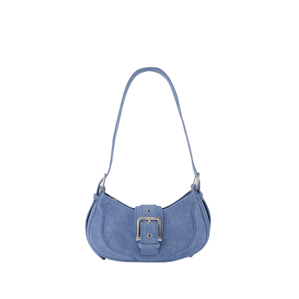 Osoi Hobo Brocle Hobo Bag - Denim Sky - Suede