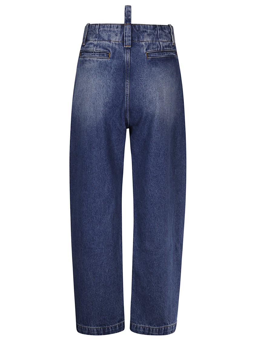 Studio Nicholson Belt-loop Jeans In Blue
