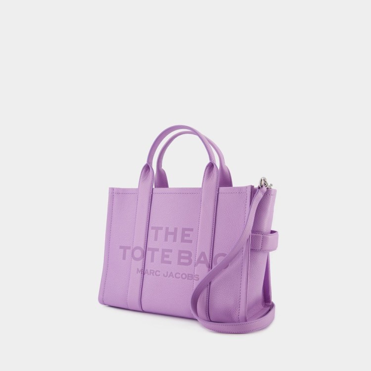 トートバッグ Marc Jacobs The Medium Tote - Leather - Purple Amazon.com: Marc Jacobs Women's The Medium Tote (Lilac
