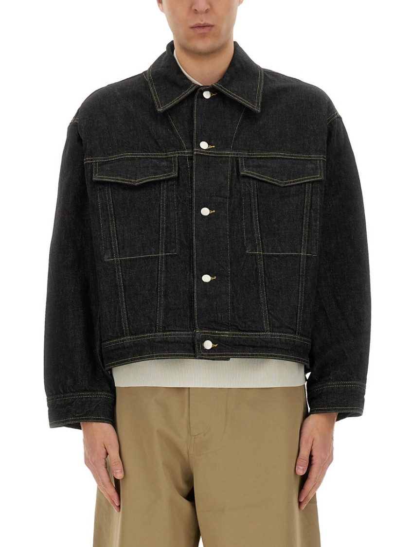 Studio Nicholson Klassische Jeansjacke In Black