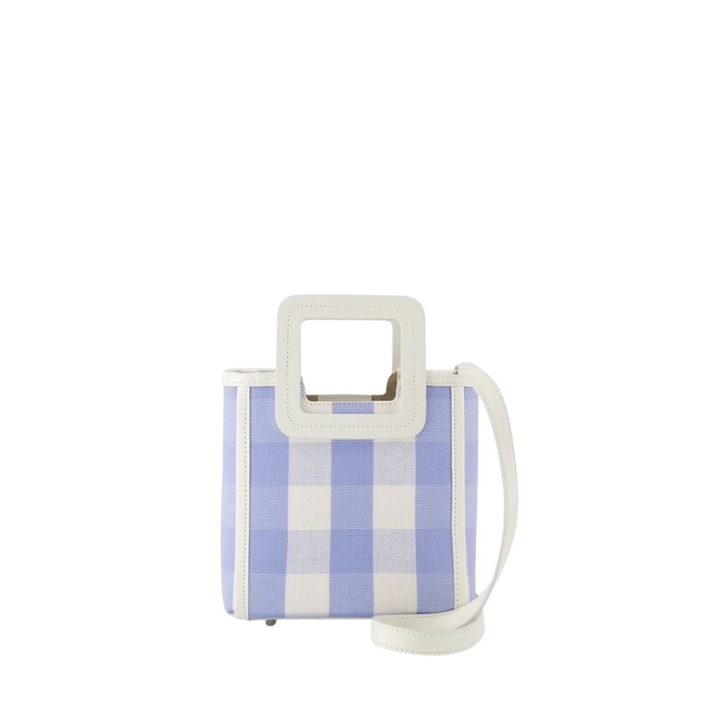 Staud Mini Shirley Bag - Leather - Blue In Blue