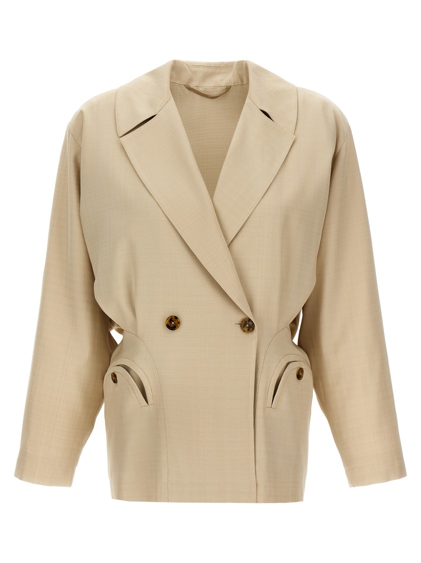 Blazé Milano 'sheena Ares' Blazer In Neutral