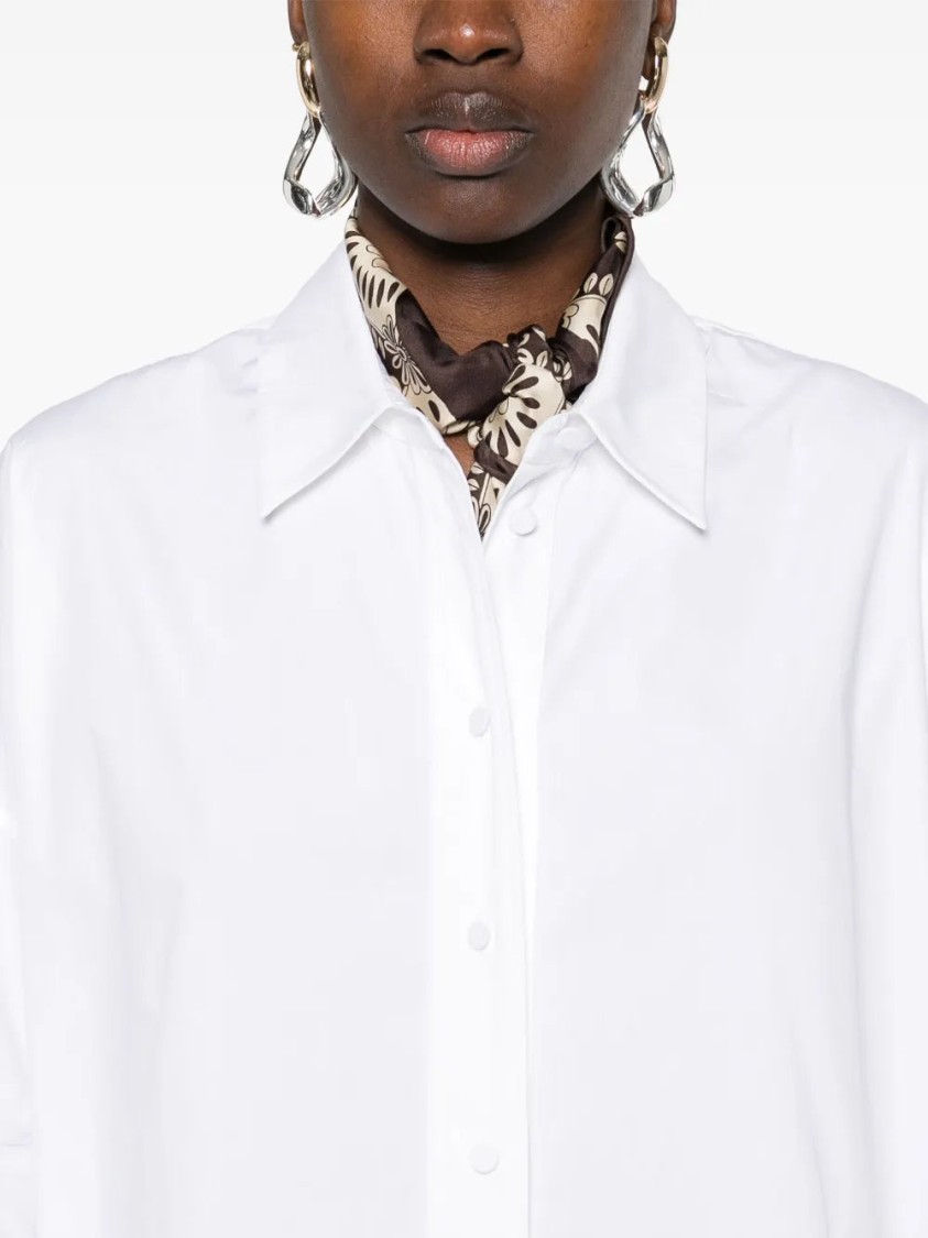 Joseph Womens White Comete Oversized Cotton Shirt In White