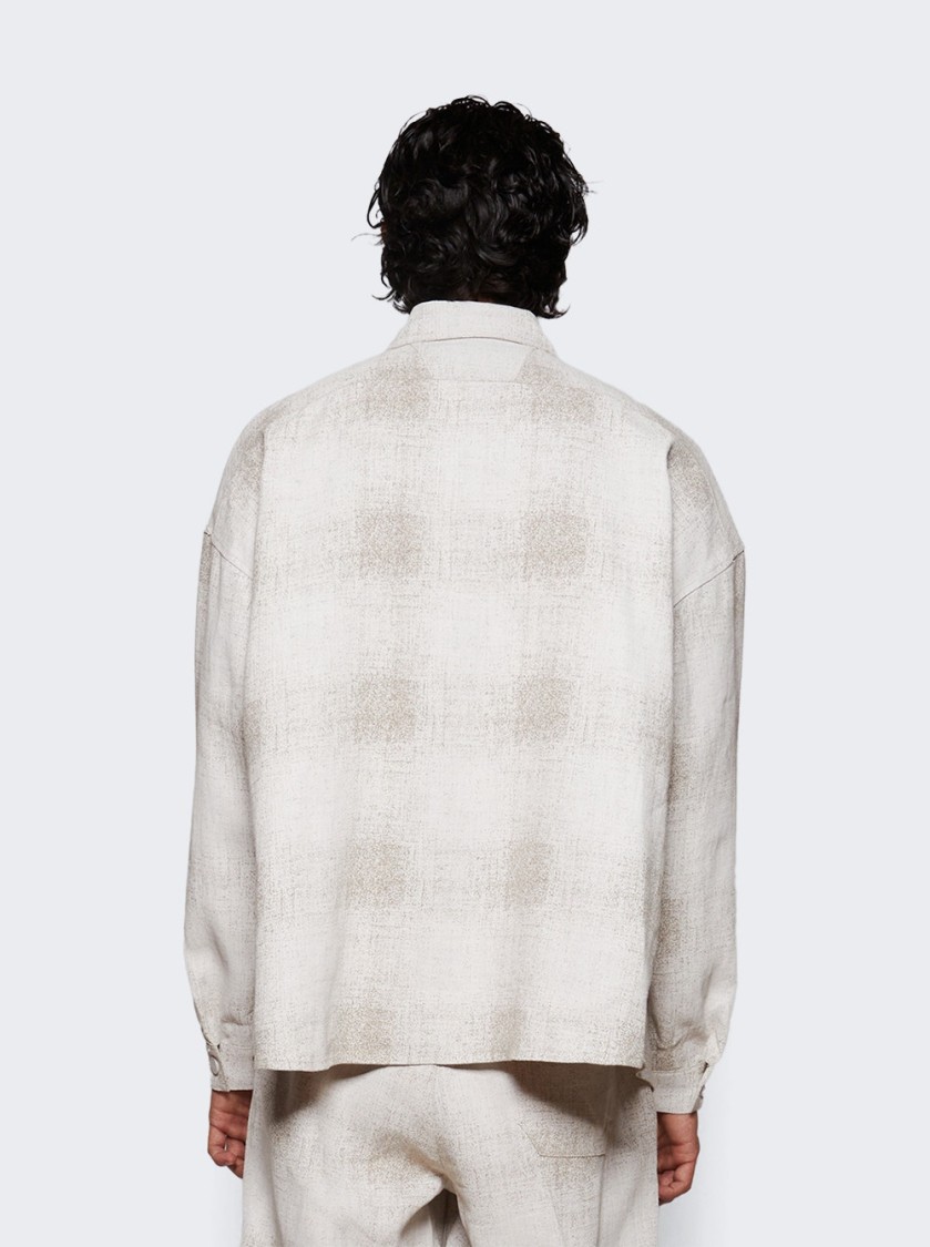 Misbhv Topanga Overshirt White And Beige In White
