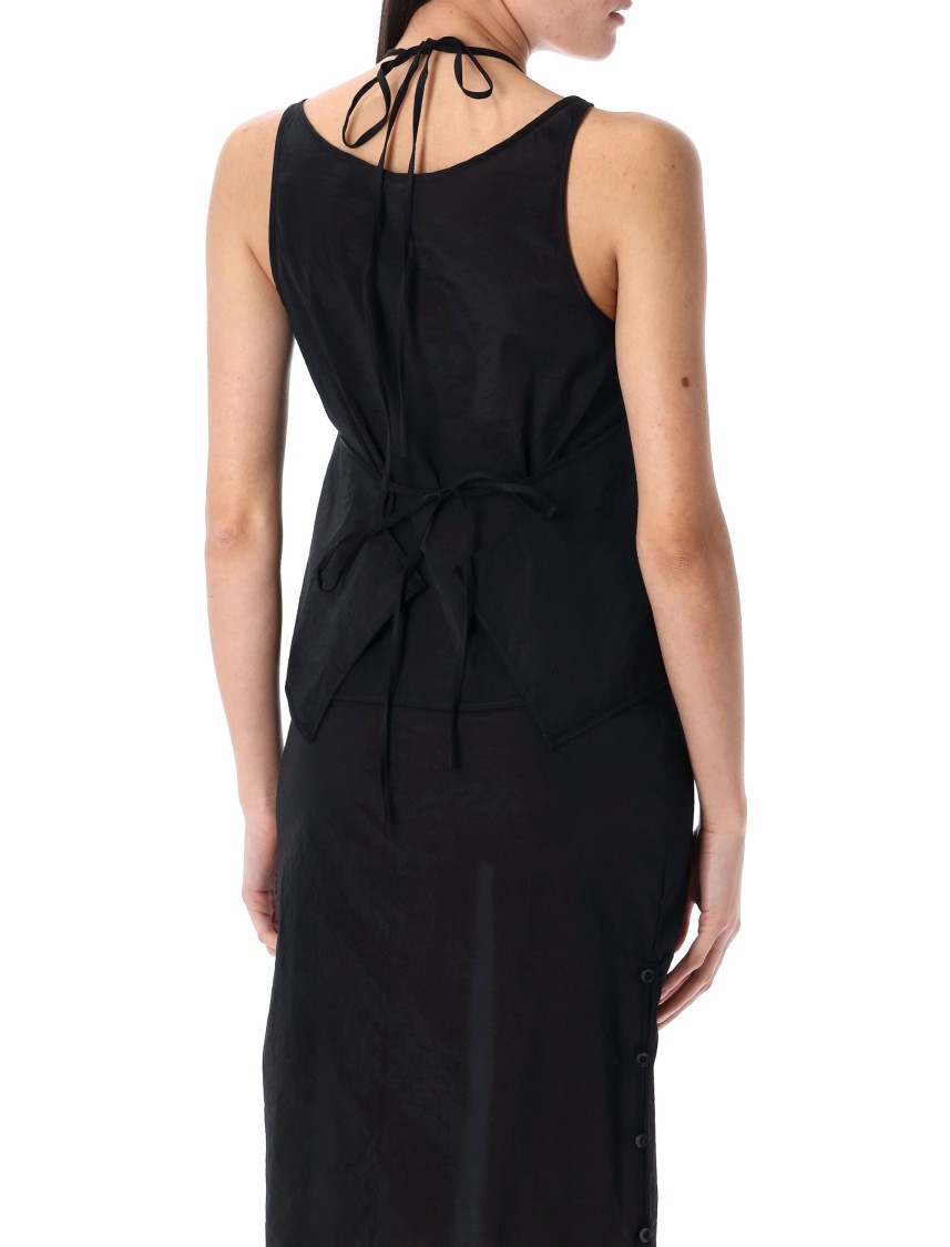 LOW CLASSIC LOW CLASSIC LAYERED HALTERNECK BUTTON LOOP TOP