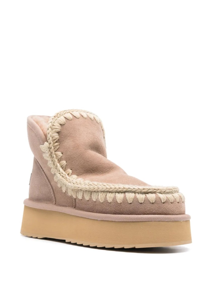 Mou Mini Eskimo Platform Boot In Brown