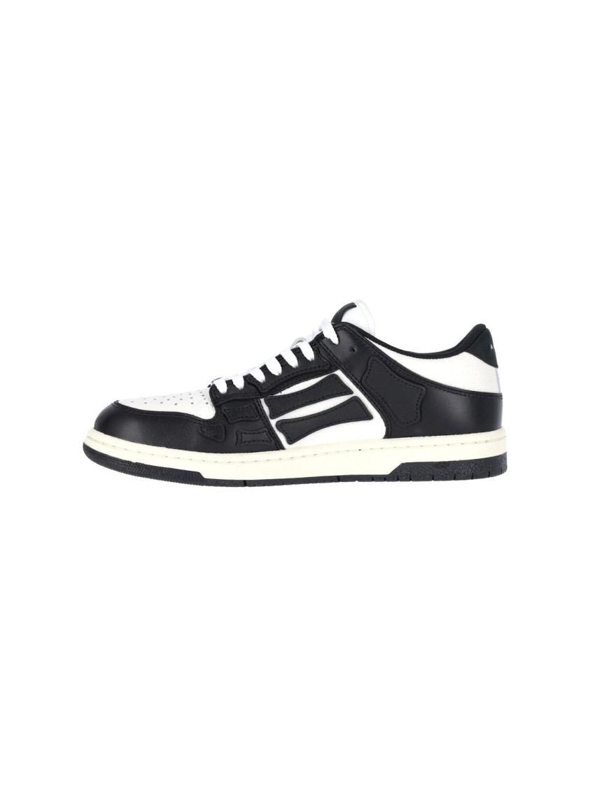 Amiri Contemporary Black Sneakers With Elevated Midsole In Black