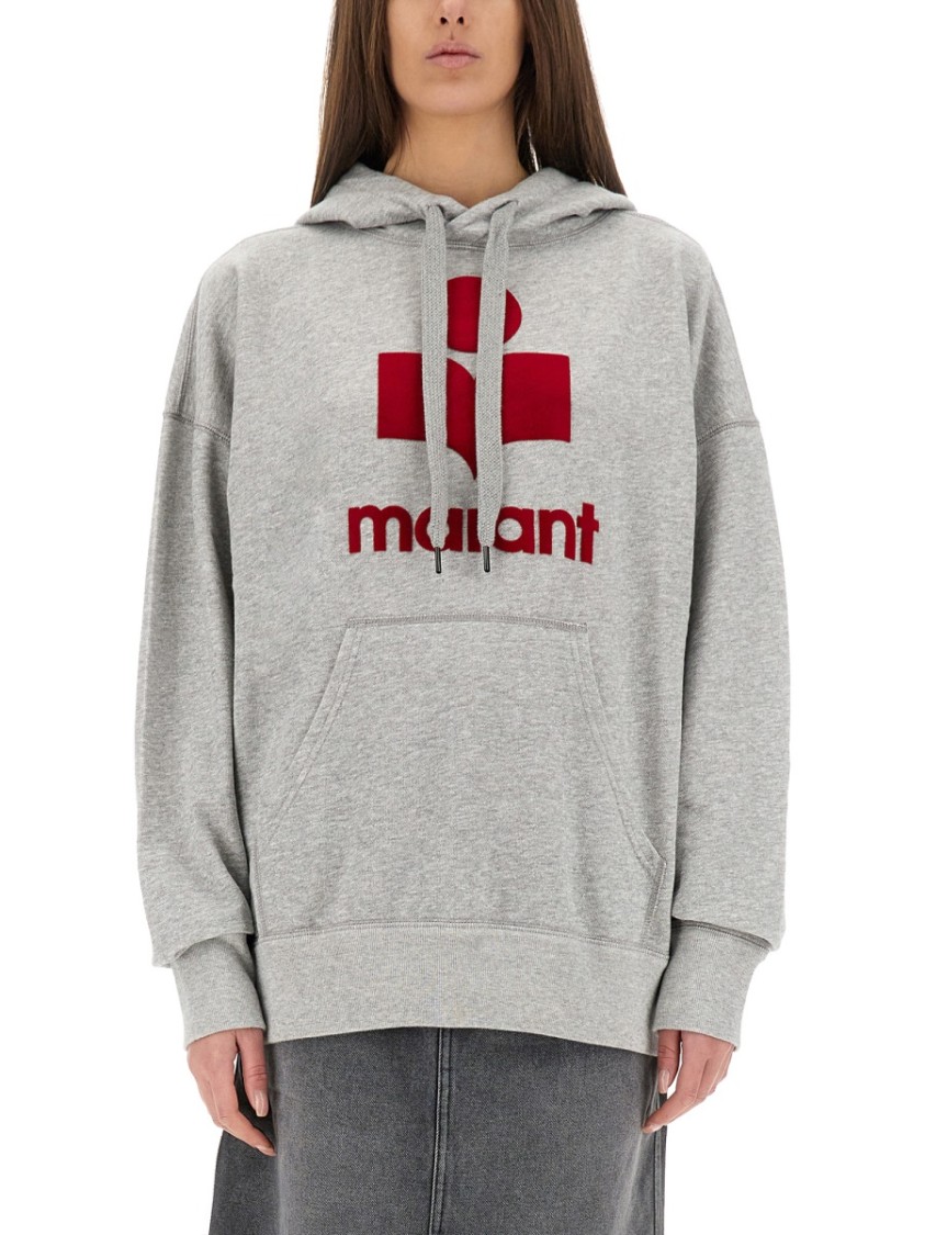 Shop Isabel Marant Étoile "mansel" Sweatshirt In Grey