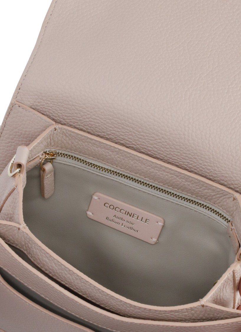 Shop Coccinelle Pink C-me Shoulder Bag