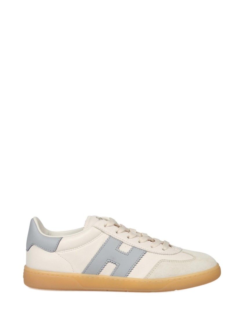 Hogan Cool Suede-trimmed Leather Sneakers