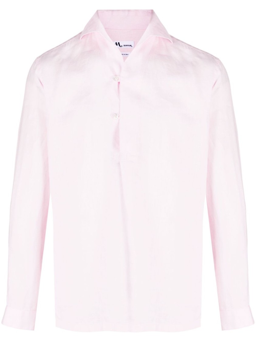 Doppiaa Long Sleeve Buttoned Polo