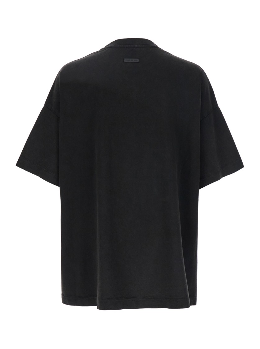 Fear Of God Short Sleeve Tee 8 Grey Print In Grey