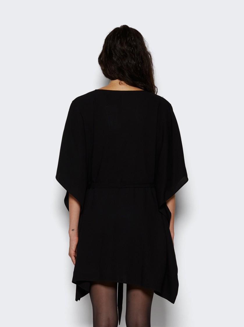 Wardrobe.nyc Kaftan Mini Dress In Black