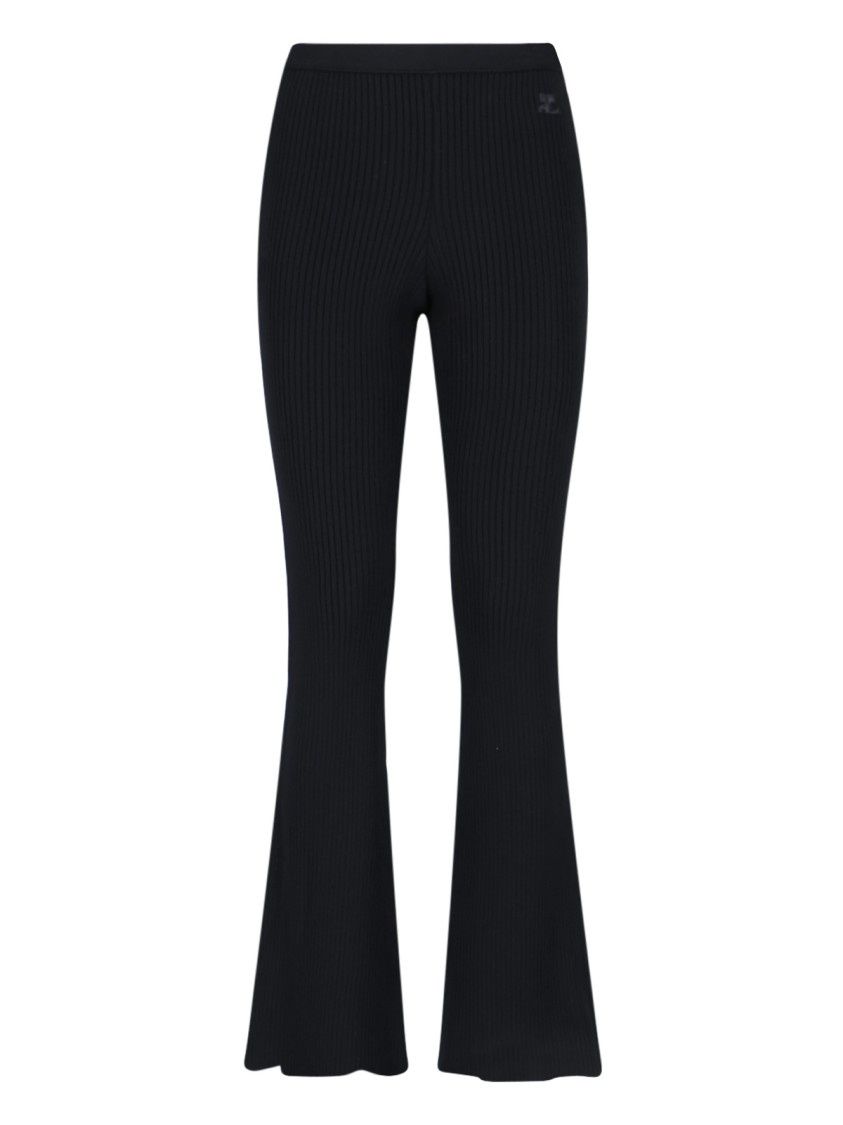 Courrèges Flared Trousers With Cut Out Details