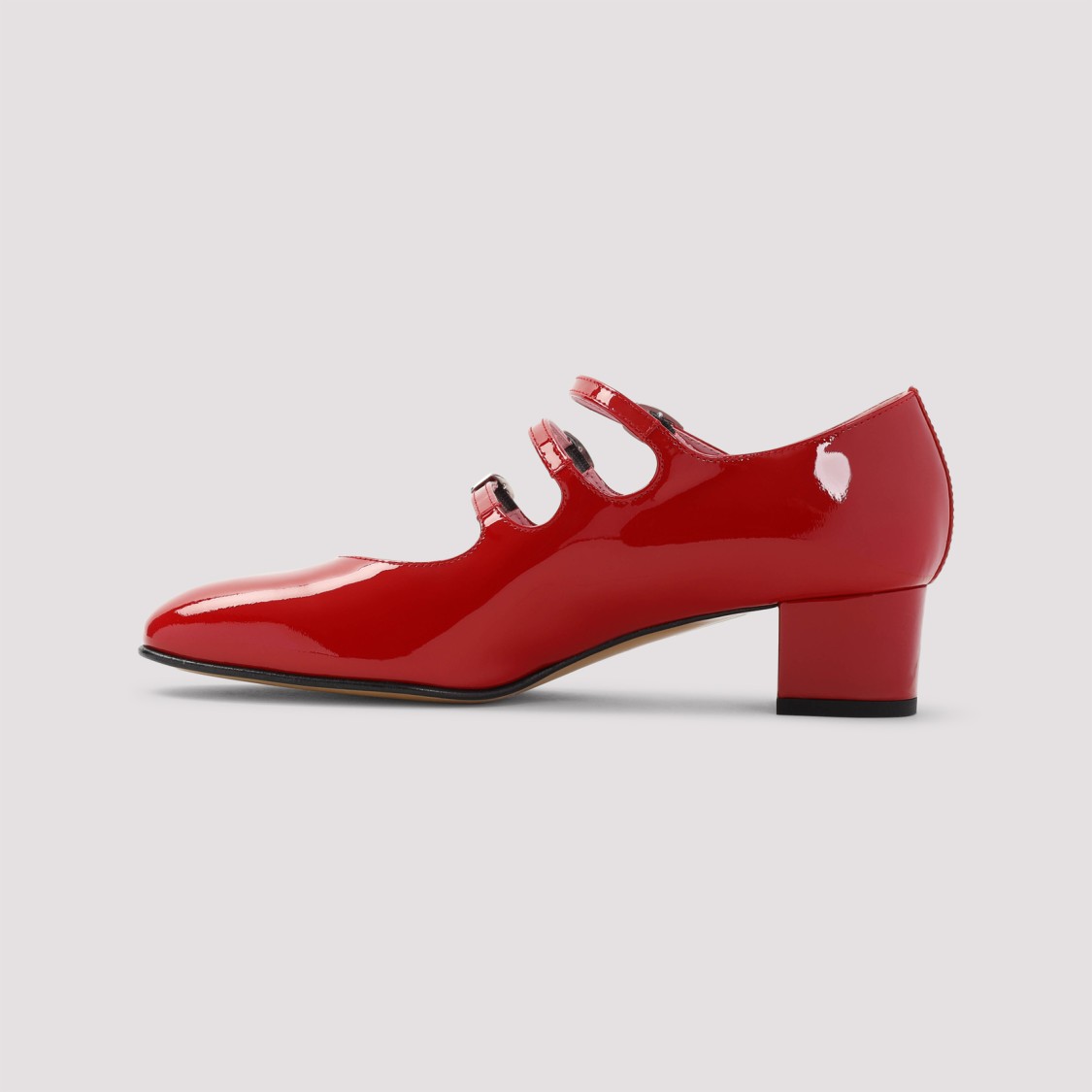 Shop Carel Paris "kina" Red Leather Pumps