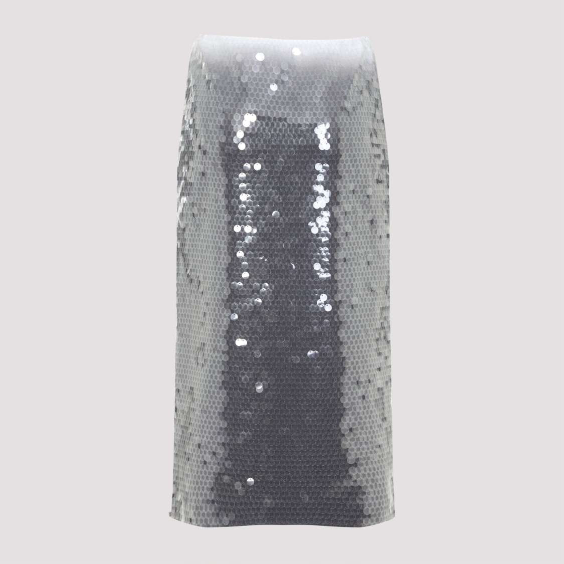 Sportmax Gradient Sequin Pencil Skirt In Metallic