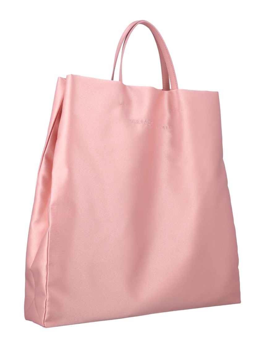 Shop Carven Satin Jeanne Tote Bag