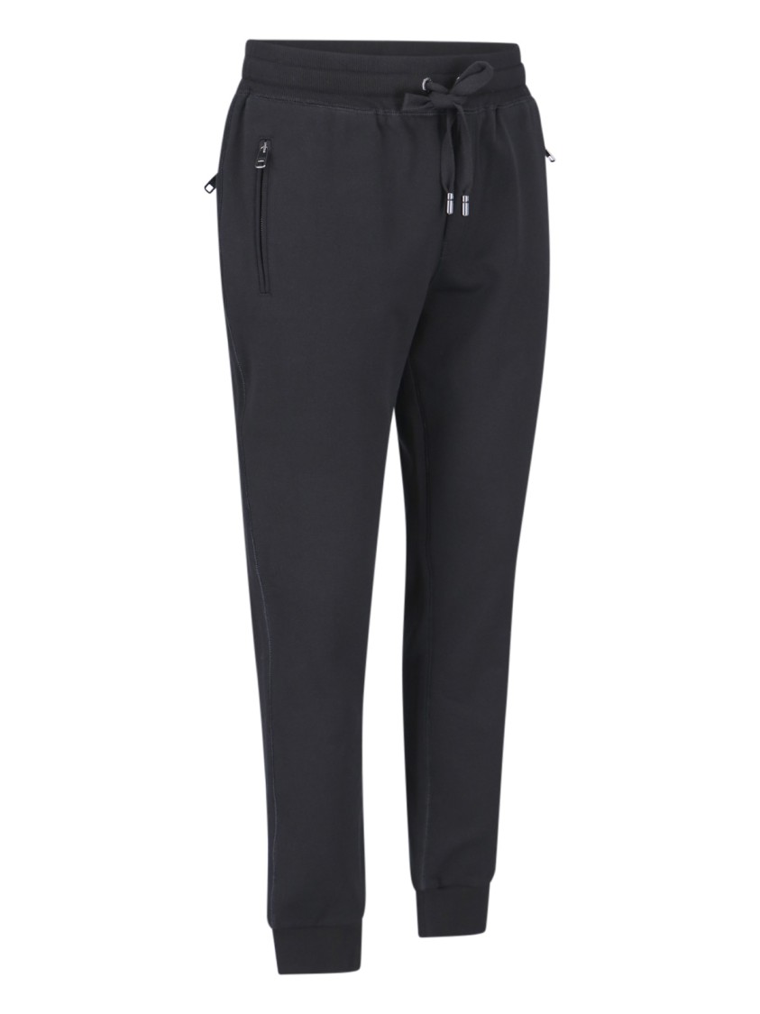 Dolce & Gabbana Logo Track Pants In Black