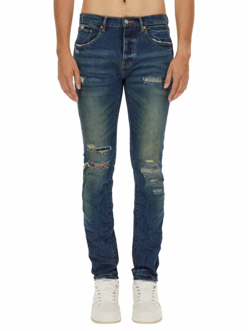 Purple Brand "destroy" Jeans