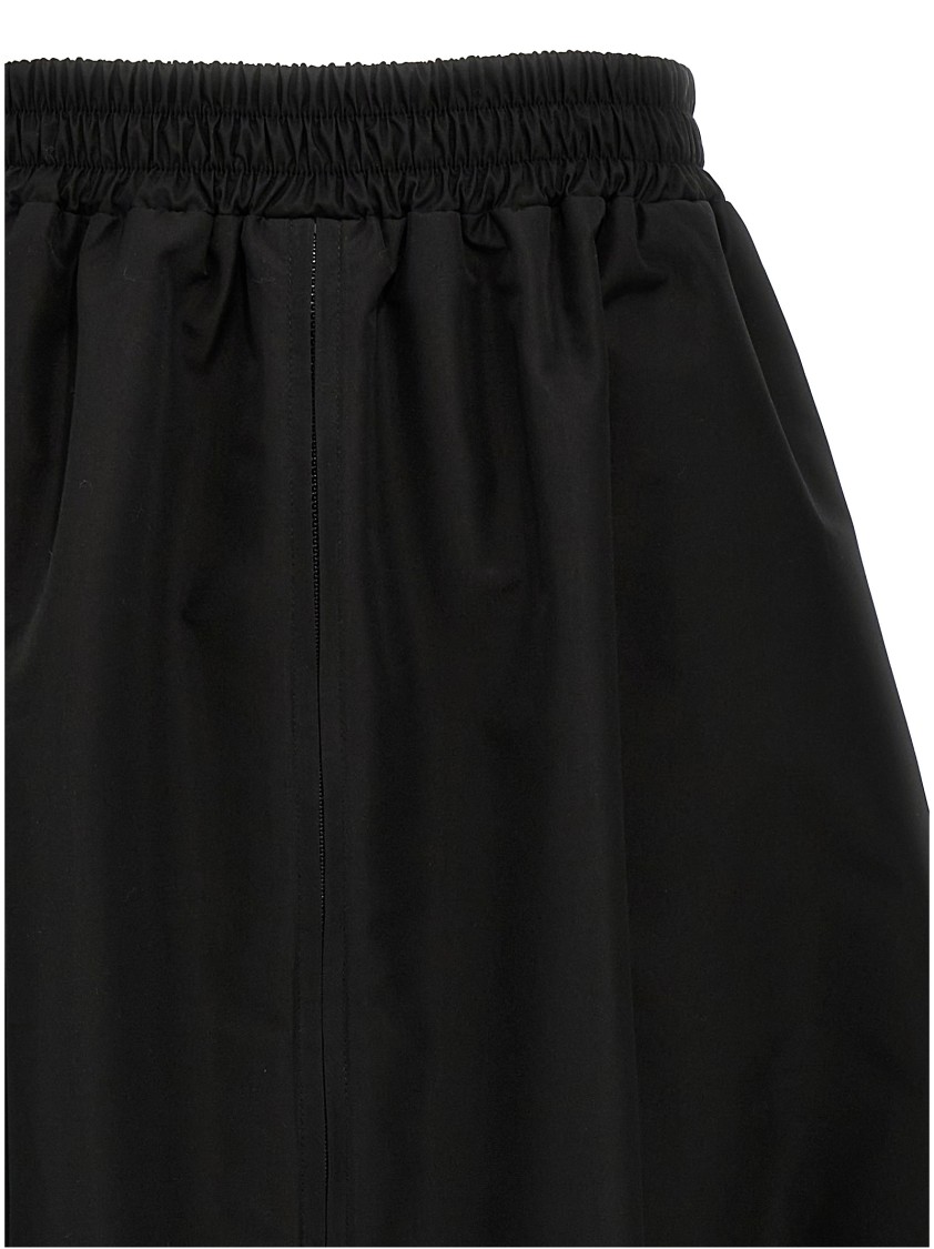 Golden Goose Circle Skirt In Nylon In Black