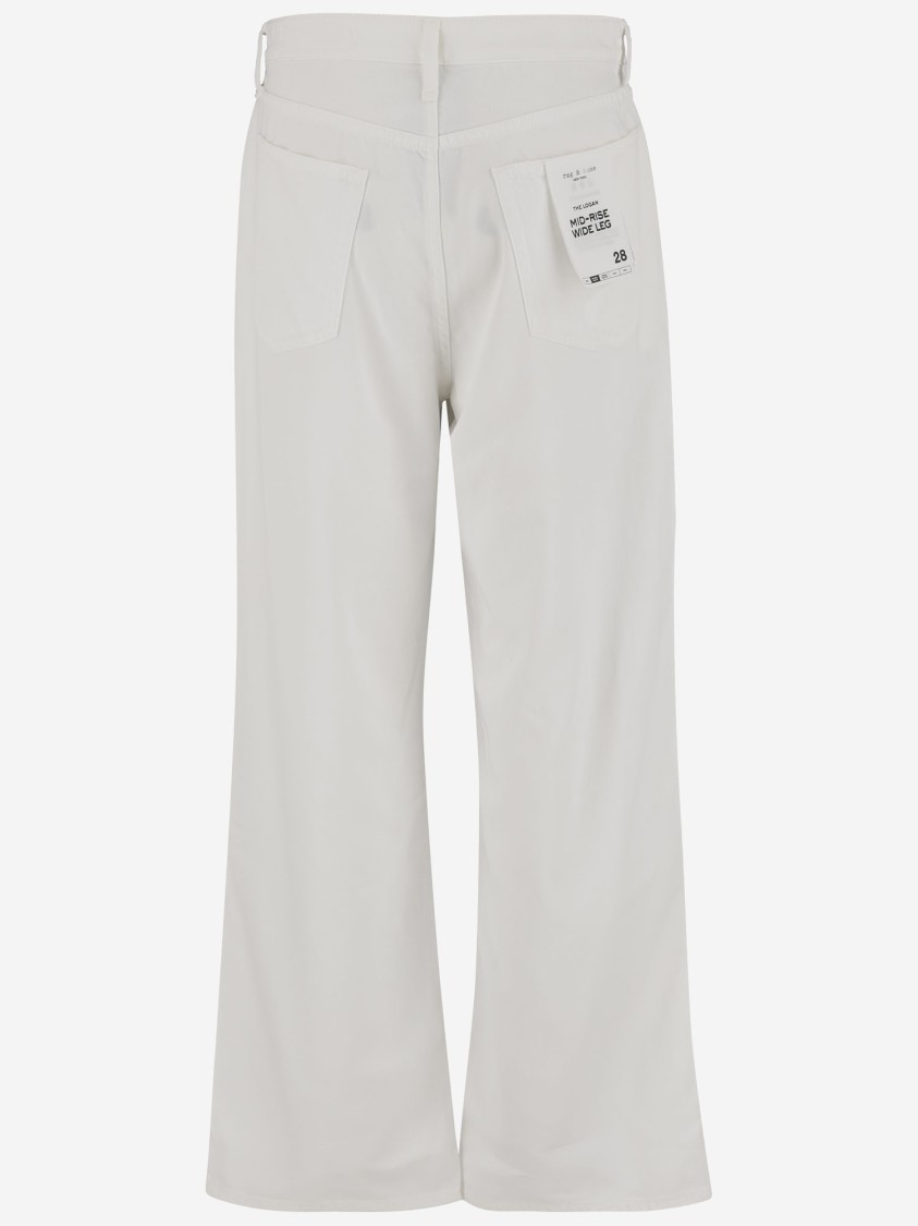 Rag & Bone Cotton Blend Jeans In White