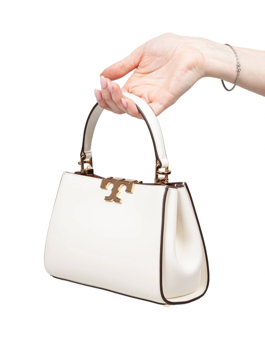 Tory Burch Mini Eleanor Leather Bag Milk White Color