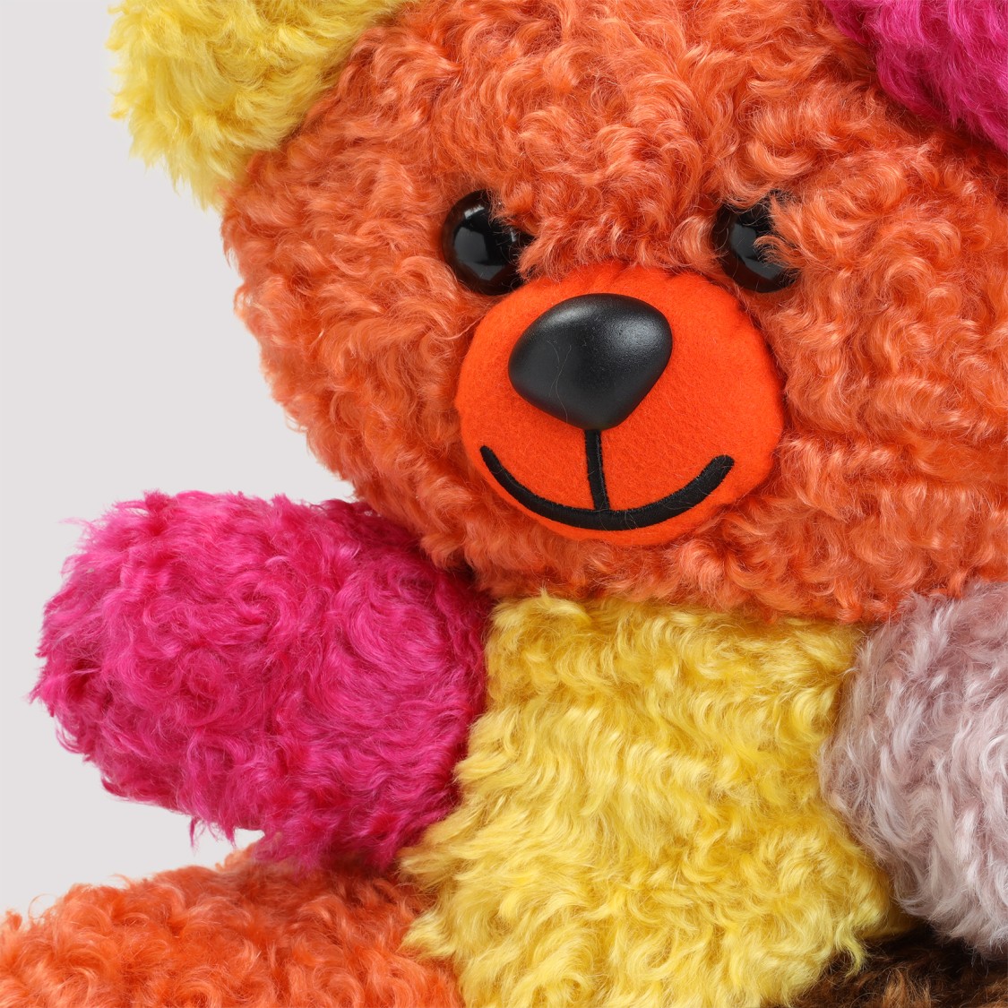 Shop Moschino Multicolor Mohair Bear Bag